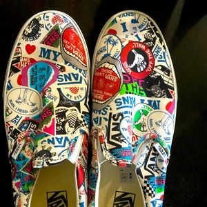 Men’s vans slip ons euc